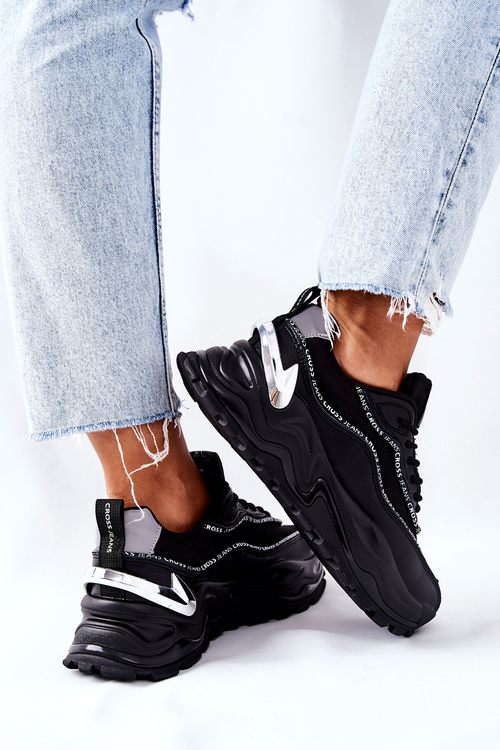 Dámské Sportovní Obuv Cross Jeans II2R4018C Černé
