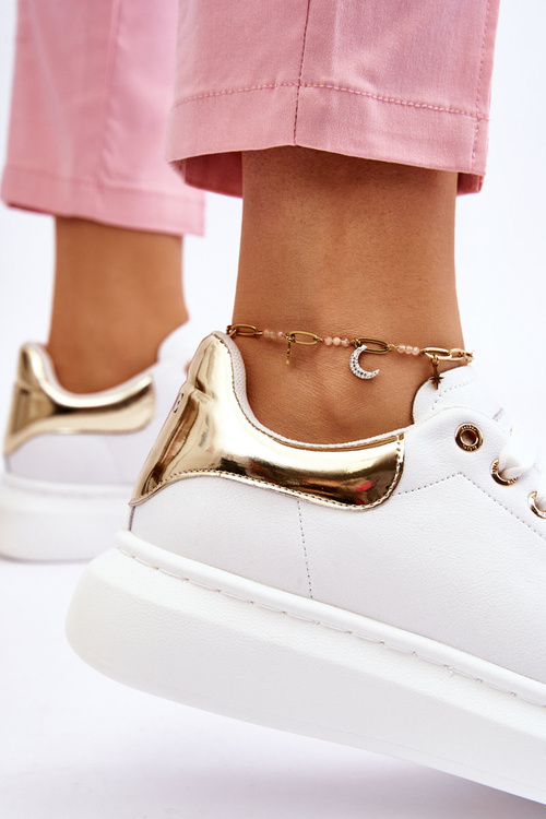 Dámská sportovní obuv GOE LL2N4011 Bílá a zlatá