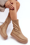 Dámske topánky na platforme Eco -Geather Bége Alvedi