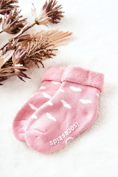 Dětské ponožky V srdcích Růžové