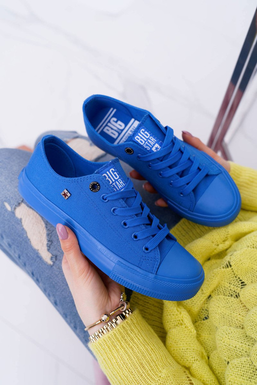 Dámské Klasické Nízké Tenisky BIG STAR AA274011 Tmave Modré