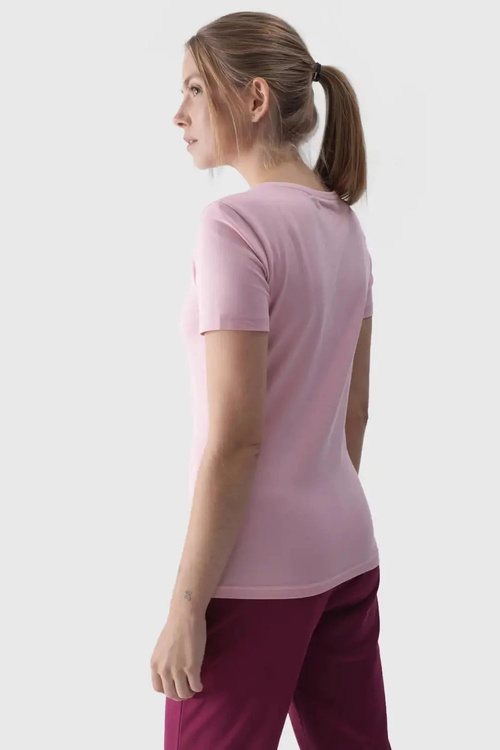 Dámske Tričko S Potlačou 4F Ružové 4FWMM00TTSHF1846-56S