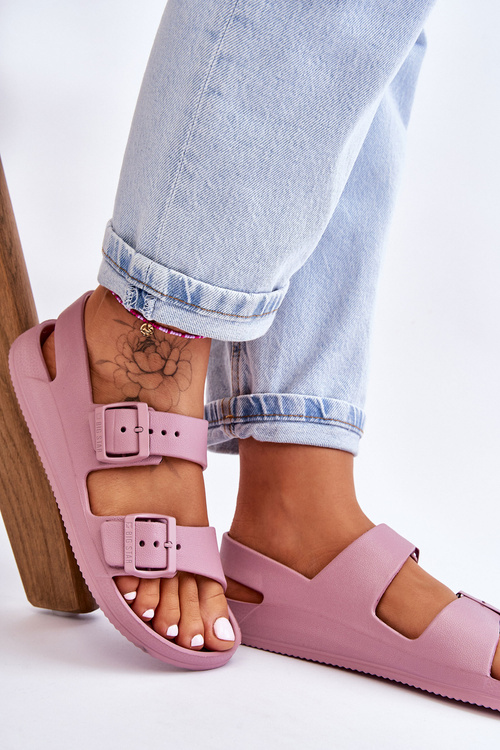 Dámske ľahké sandále Big Star LL274744 Purple