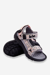 Dětské sandály Lee Cooper LCW-23-34-1681 Šedo-růžová