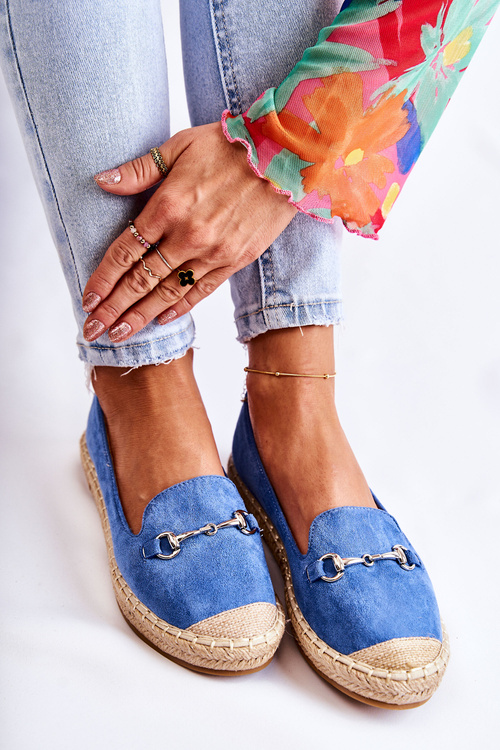 Klasický sklz -v dámskej espadrille Blue Oresa