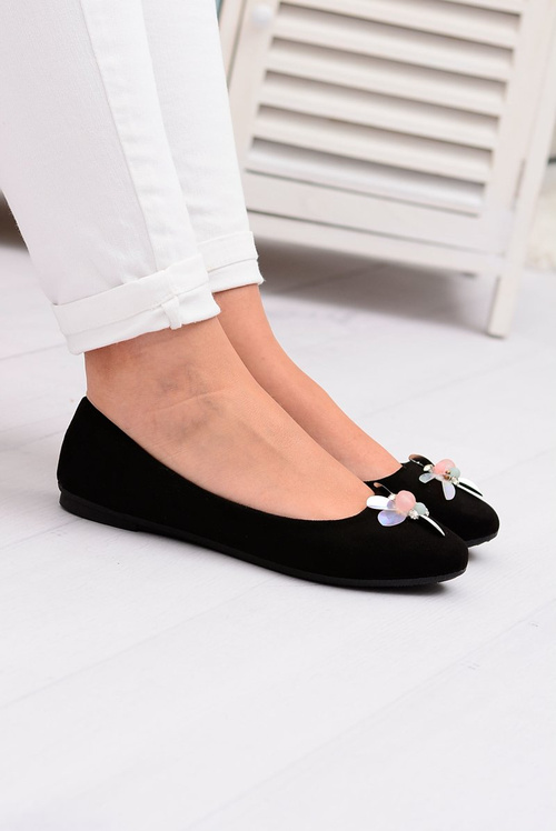 BLUME BLACK ŽENY Black Dámske baleríny