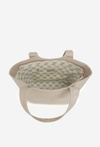 Taška shopper s přezkou NOBO BAG6010-015 světle béžová