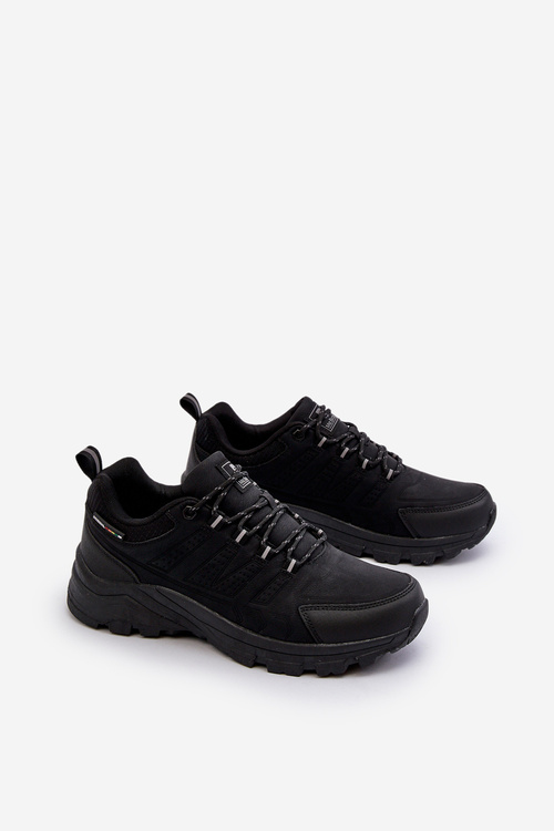 Čierne pánske turistické topánky McBraun