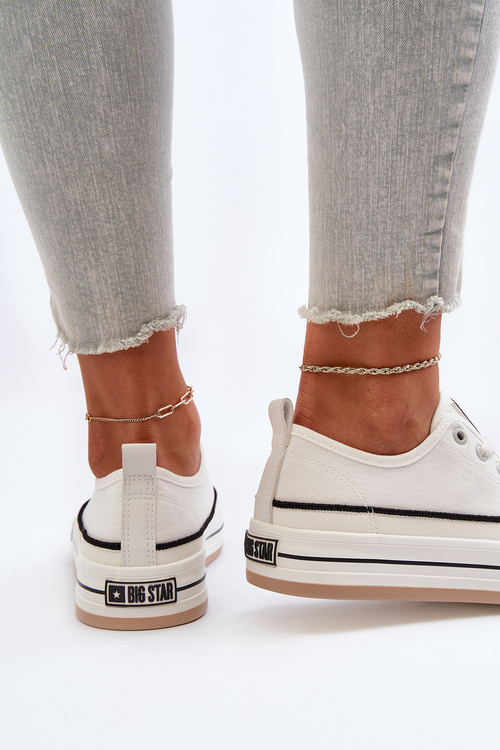 Dámske tenisky Big Star NN274205 Biele