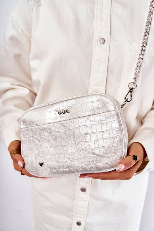 Kozene taška Messenger GOE ZNJ021 Bile