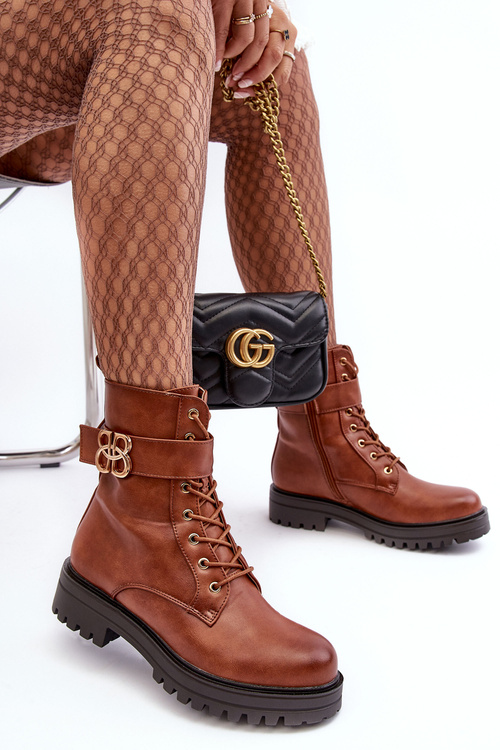 Dámske topánky pre posúvač s hnedou kossava