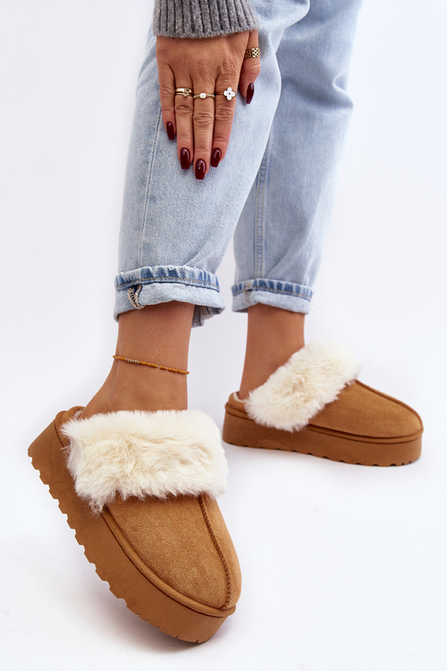 Dámske snehové topánky na platforme Camel Phiniopus