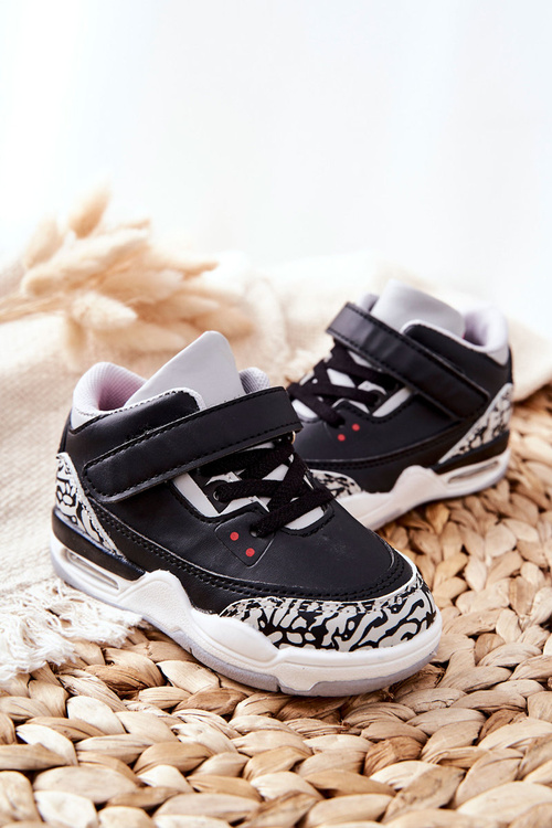 Dětské Sportovní Boty Černé a červená Linen