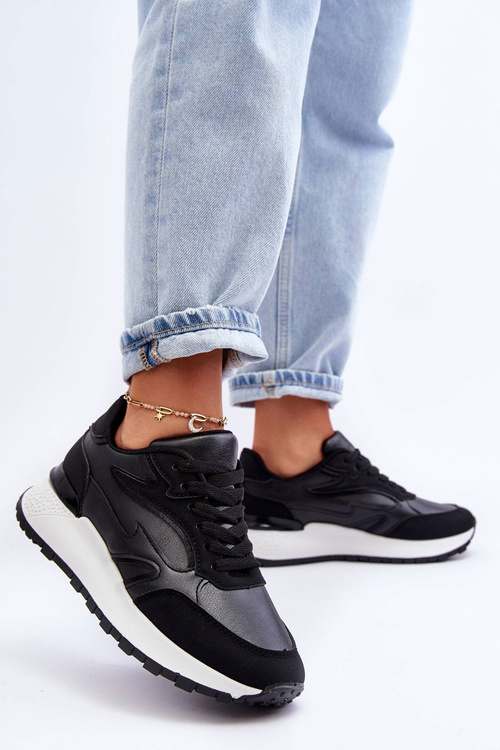 Dámské Sportovní Boty Na Platformě Černobílé Henley