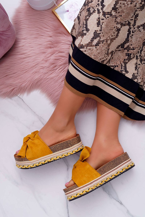 Dámské Nazouváky s Lukem Žluté Chantal