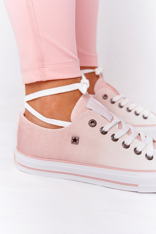 Dámska veľká hviezda HH274127 Ombre Pink Sneakers