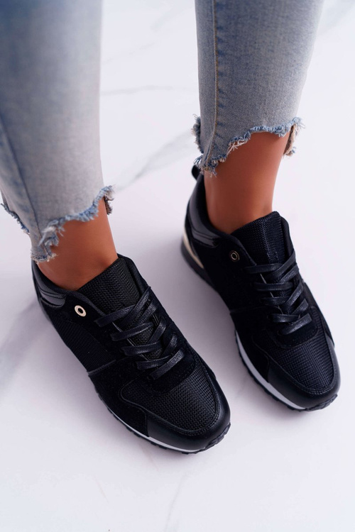 Dámske športové topánky Suede Black Merido