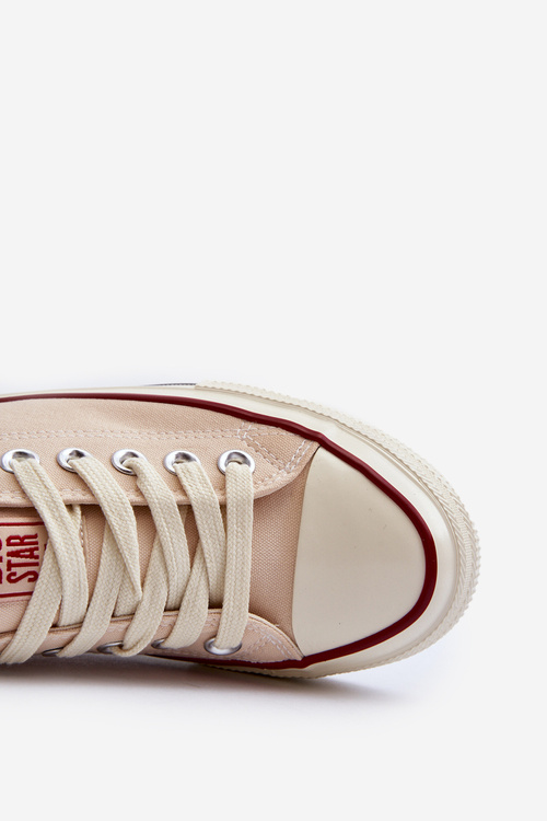 Nízké dámské tenisky Big Star NN274272 béžové