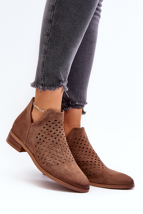 Ženské semišové topánky pre béžu Belliano