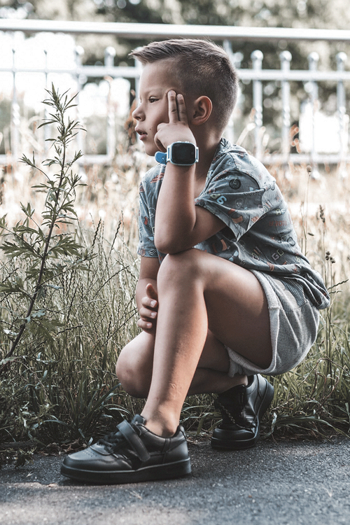 Klasické detské športové topánky Black Marlin