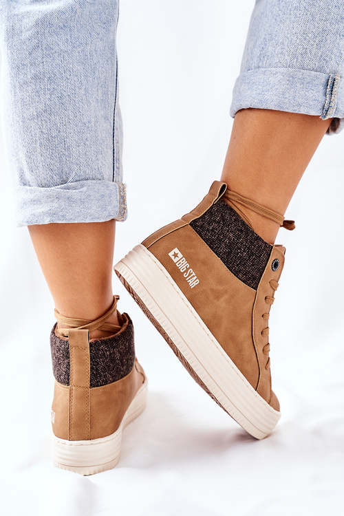 Vysoko izolované tenisky Big Star II274145 Camel