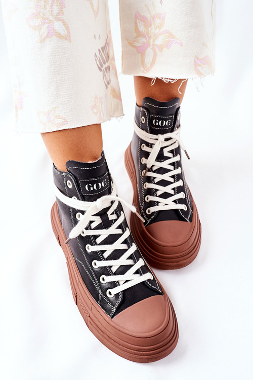 Dámské Zateplené Tenisky GOE II2N4033 Černé