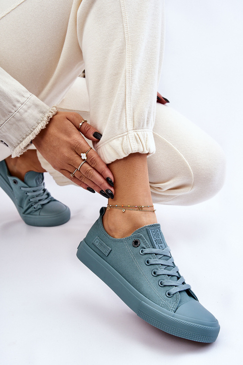 Dámské klasické nízké tenisky Big Star LL274019 Zelená