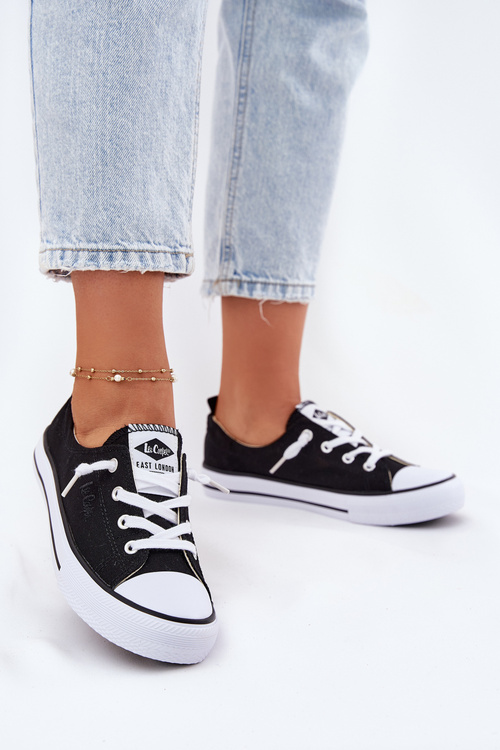 Dámske Textilné Tenisky Lee Cooper LCW-25-02-3299L Čierne