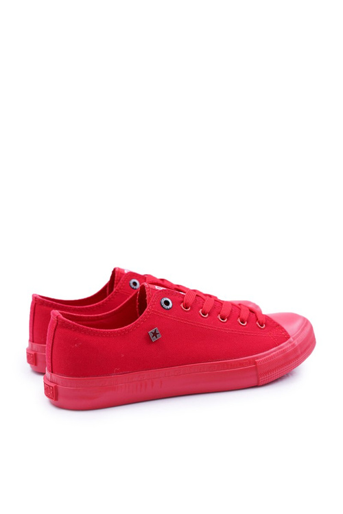 Pánska klasická nízka veľká hviezda AA174007 Red Sneakers