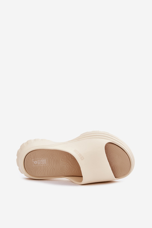 Dámske Pěnové Sandále Big Star RR274A579 Béžové