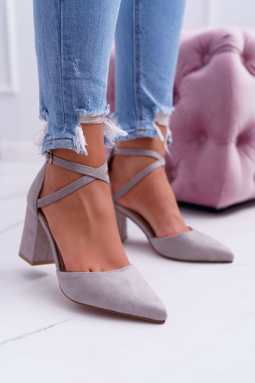 Dámske čerpadlá na stĺpe v Spitz Grey Traffic