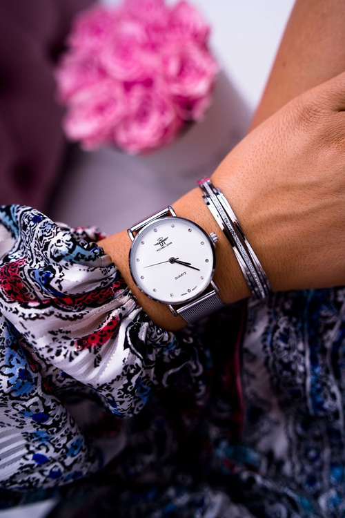 Dámské Hodinky Michael John stříbrné Dimaha