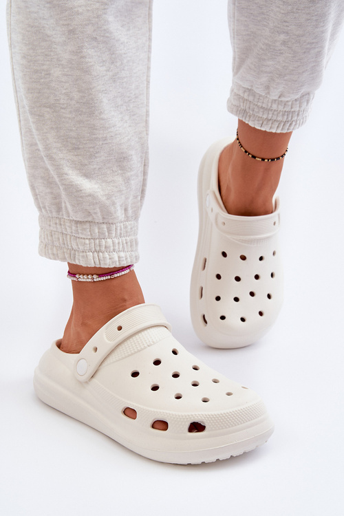 Dámské pěnové žabky bílé Ilariana