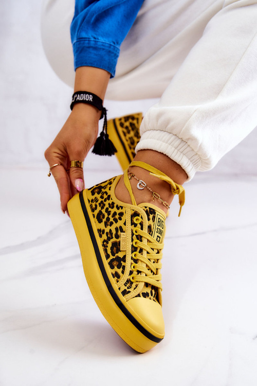 Dámské tenisky Panther BIG STAR JJ274616 žluté