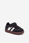 Detské Športové Topánky Sneakers Na Suchý Zips Čierne Adelina