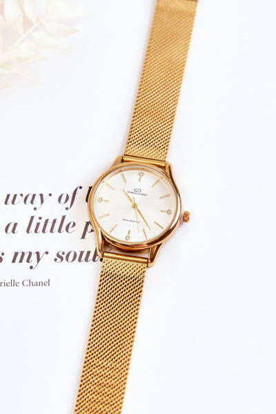 Dámske vodotesné hodinky Giorgio a Dario Złoty