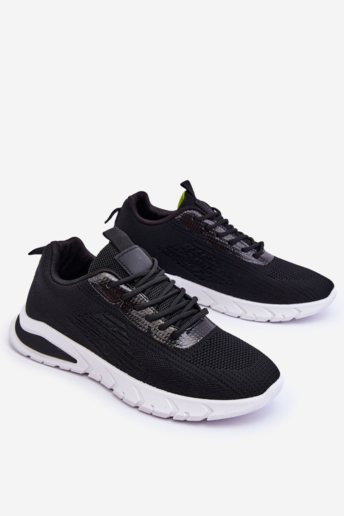 Mužské Klasické Sportovní Boty Černobílé Santiago