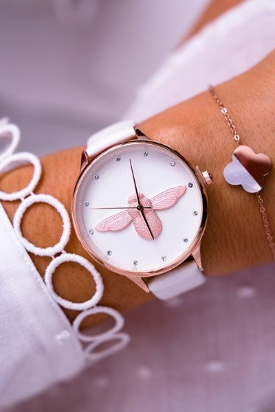 Dámské Hodinky Michael John bílé Ivaria