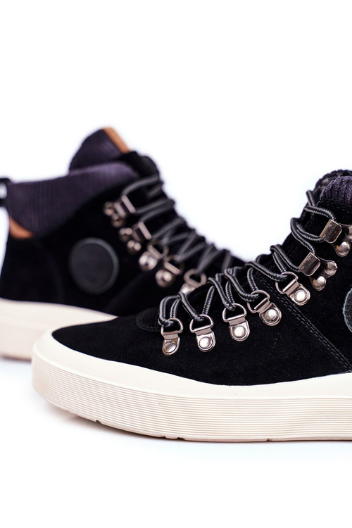 Pánske kožené tenisky Big Star Black GG174330