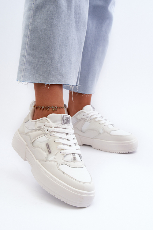 Ľahké dámske tenisky Big Star NN274322 Memory Foam System Biele