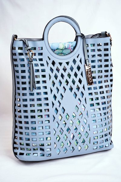 Nobo Dámska kabelka Classic Blue Basket Nbag-I3680-C012