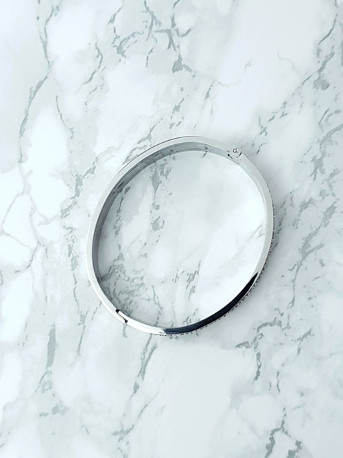 Dámský Náramek Ocel se zirkonem stříbrný Ursa