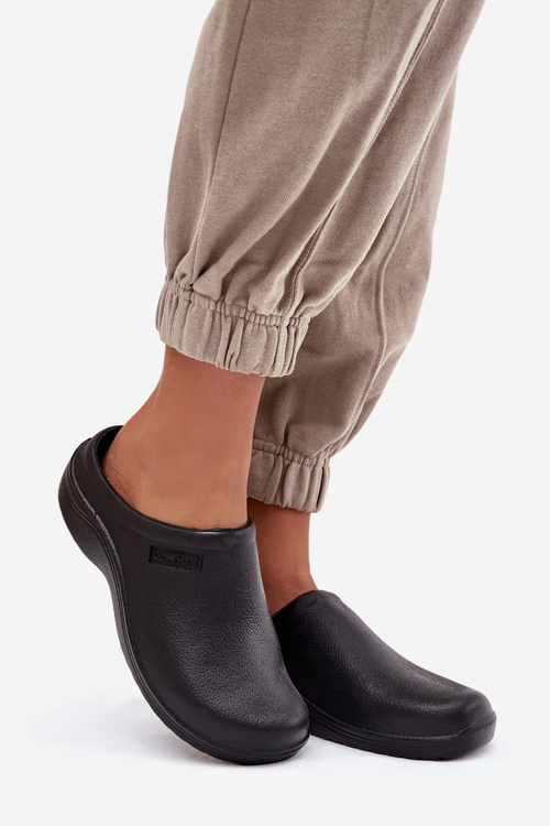 Pěnové pantofle dámské černé Parissa