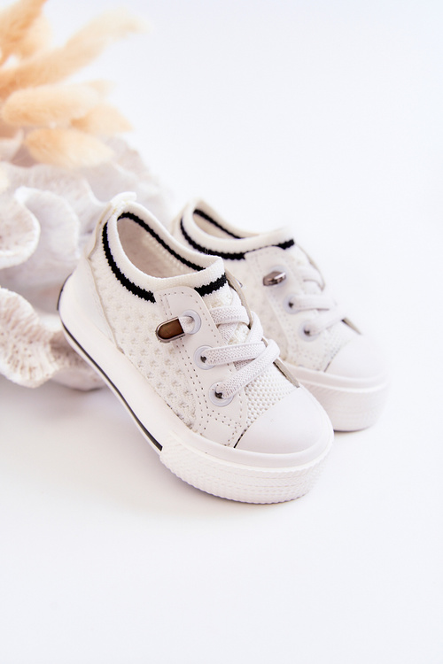 Detské vkladanie Veľká hviezda JJ374391 Biele tenisky