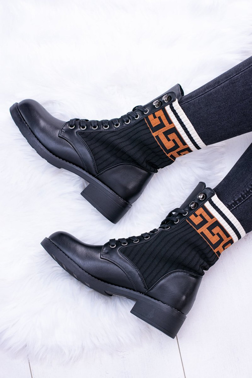 Dámské kotníkové boty černé Herse