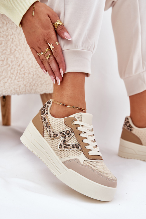 Dámské Sportovní Boty Na Platformě Panther Khaki Lorori