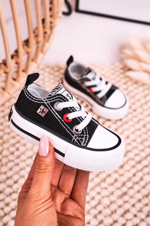 Dětské Klasické Tenisky Nízké BIG STAR HH374194 Černé