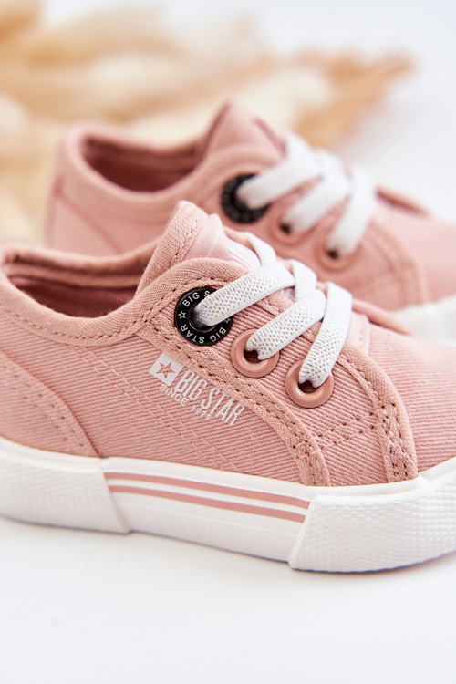 Detské nízke tenisky Veľká hviezda JJ374161 Pink