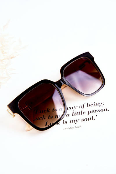 Dámské sluneční brýle V120026 Černá a béžová