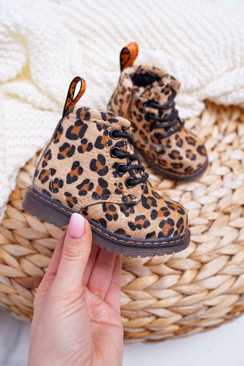 Dětské Boty Se Zipem Leopard Lilo
